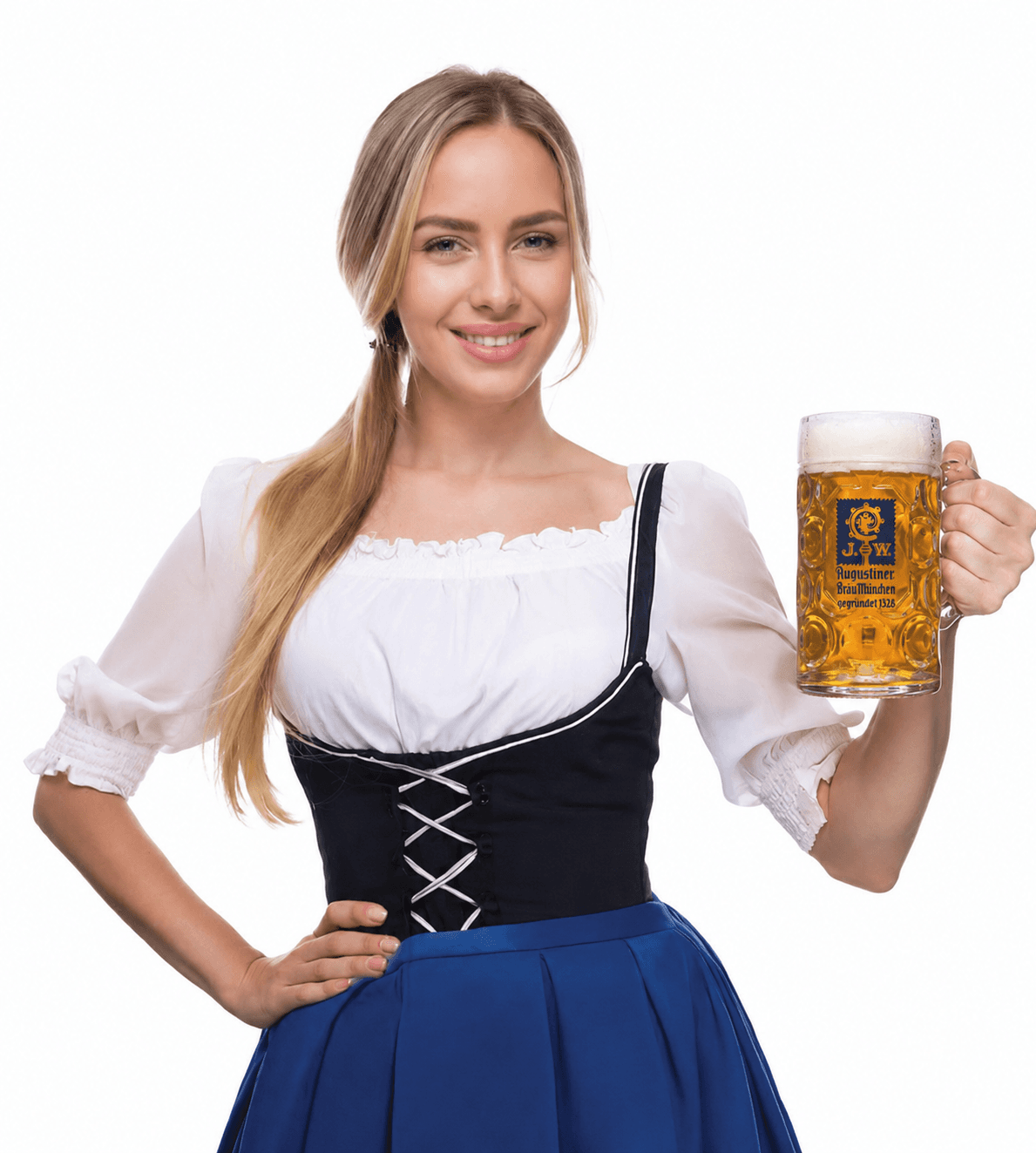 Bavarian hospitality — a freshly tapped Maß of Augustiner-Bräu München
